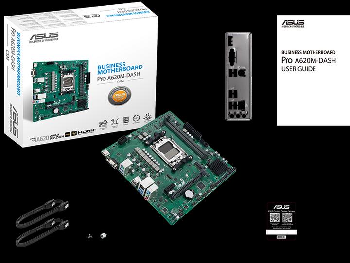 Produktbild ASUS PRO A620M-DASH-CSM (AM5, AMD A620, mATX)