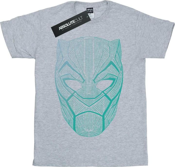 Jungen Schwarzer Panther Tribal Maske TShirt