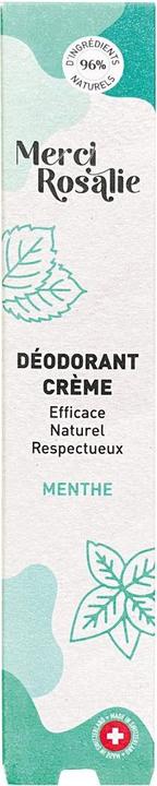 Actual product image Merci Rosalie Déodorant crème menthe (Crème, 50 ml)