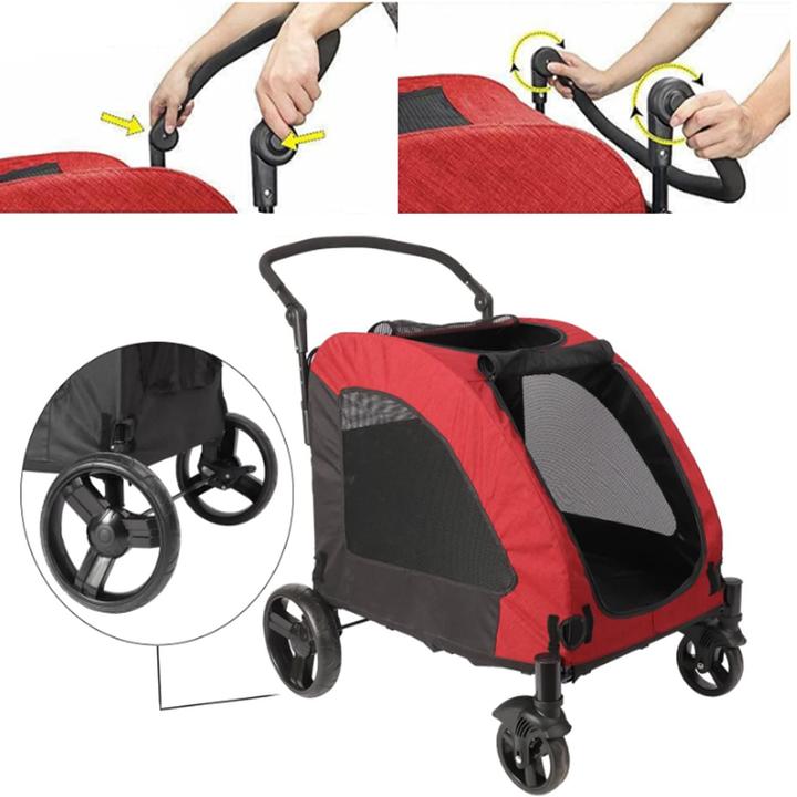 Produktbild Ybaymy Hundewagen mit 4 Rädern