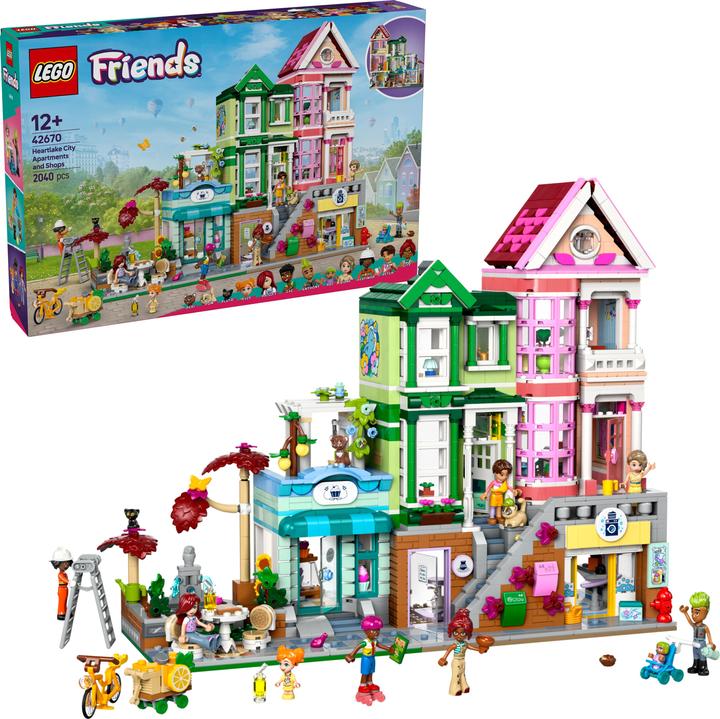 Actual product image LEGO Heartlake City Wohn- und Einkaufsstrasse (42670, LEGO Friends)