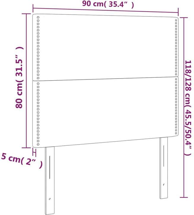 Immagine prodotto VidaXL Zobor (90 x 5 x 128 cm)