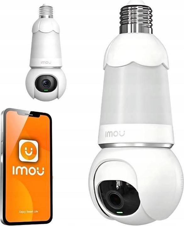 Productafbeelding Imou WRL CAMERA 5MP LAMP/IPC-S6DP-5M0WEB-E27 (2880 x 1620 Pixels)