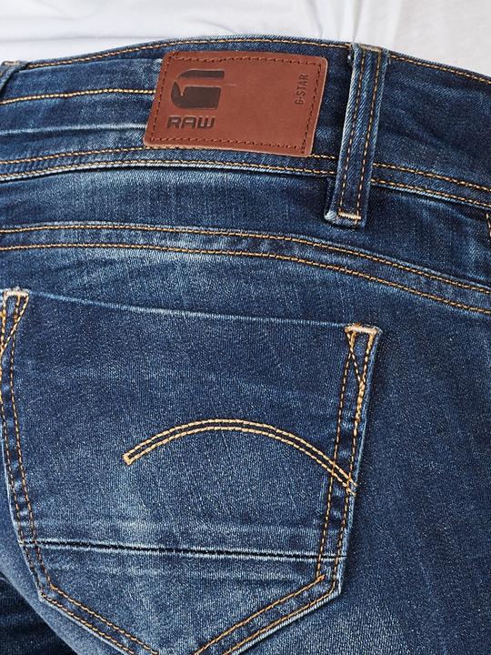 Actual product image G-Star Midge Saddle Mid Straight Jeans Neutro dk aged (W33/L30)