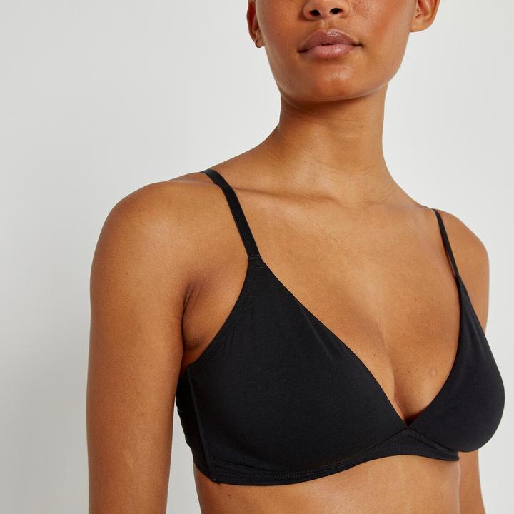 Image du produit La Redoute Collections Soutien-gorge triangle uni Cottone (80 C)