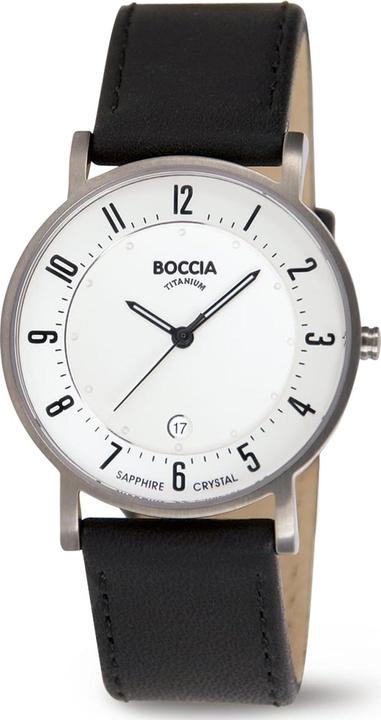 Boccia 3533-03 Herrenuhr Titanium 37mm 5ATM (Analoguhr, 37 mm)