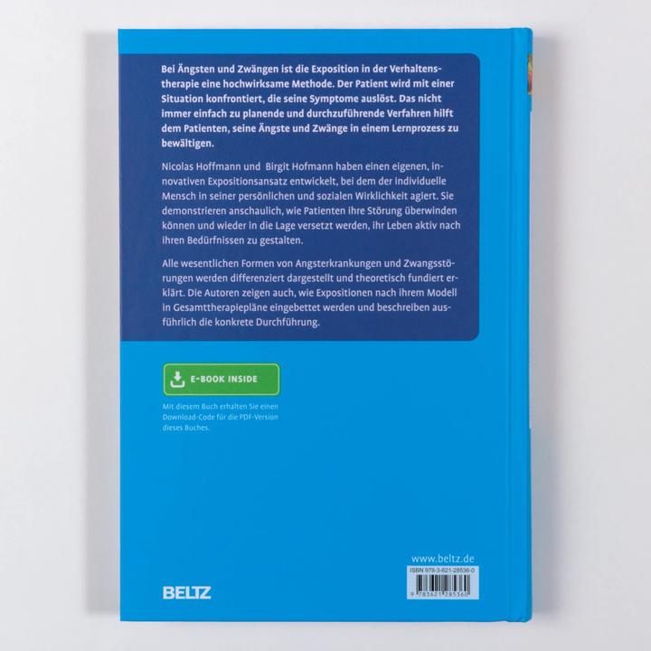 Image du produit Expositionszentrierte Verhaltenstherapie bei Ängsten und Zwängen (Allemand, Nicolas Hoffman, Birgit Hofmann, 2018)