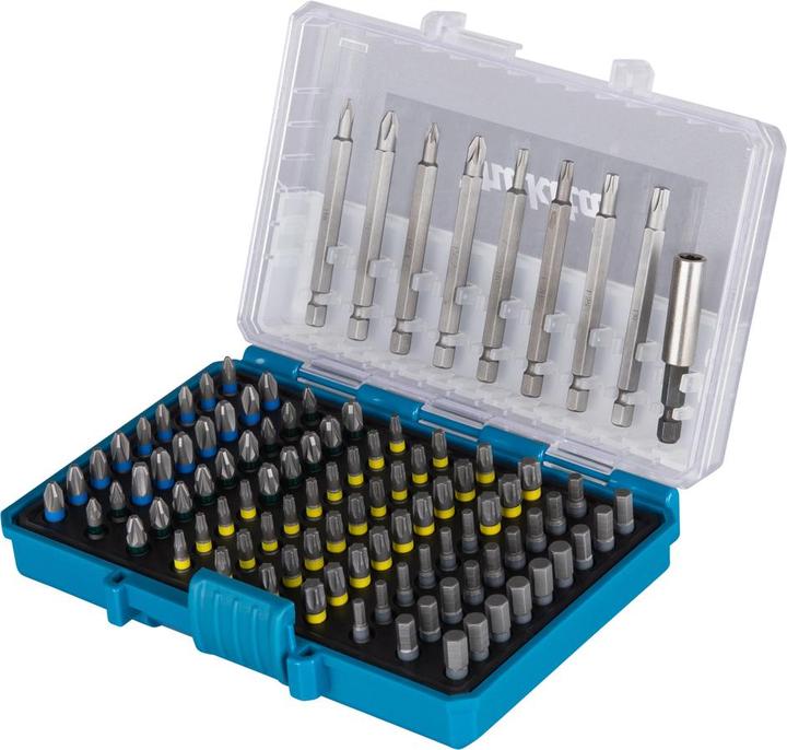 Productafbeelding Makita Bit ingesteld (Zeskantbus TX M15, Zeskantbus TX M20, Zeskantbus TX M30, Kruis Phillips PH M1, Phillips kruis PH M2, Zeskantbus TX M25, Zeskantbus TX M40, Kruis Pozidriv PZ M1, Kruis Pozidriv PZ M2, Phillips kruis PH M3, Kruis Pozidriv PZ M3, Kruis Pozidriv PZ 1/6", Kruis Pozidriv PZ 2/5", Zeskantige inbus TX 10/5")