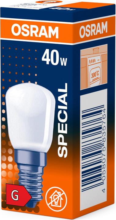 Actual product image Osram Oven (E14, 40 W, 300 lm, 1 x, G)