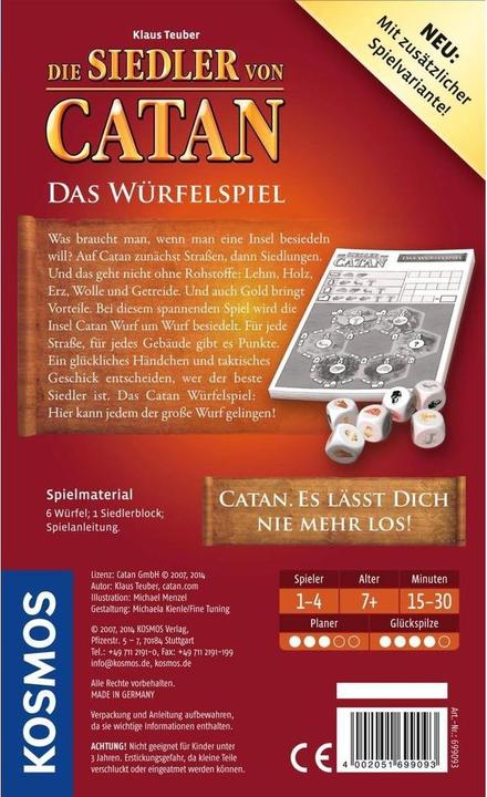 Productafbeelding Kosmos De kolonisten van Catan (Duits)