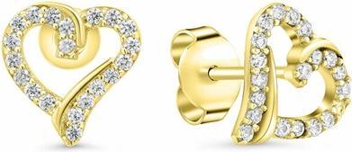 Brilio Silver - Charming silver hoop earrings EA1095W