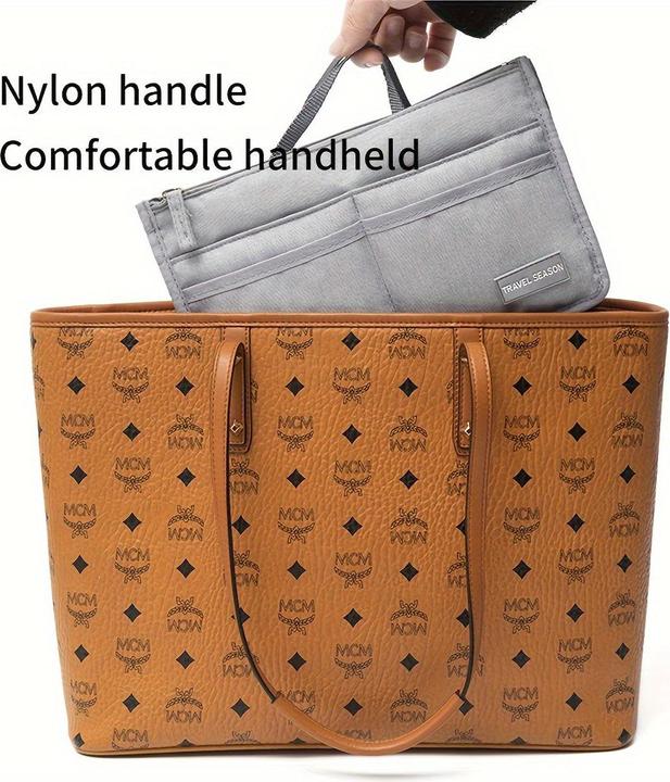 Only-Bags.Store Multifunktionale & tragbare Aufbewahrungstasche mit doppelten Reissverschlüssen, grosse Kapazität