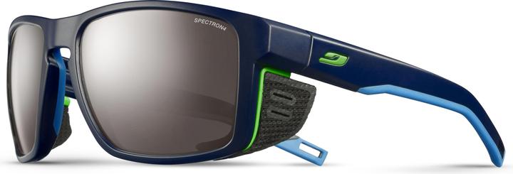 Julbo Shield Spectron 4 Sunglasses (braun flash silber, Dunkelblau, Silber)