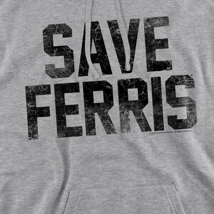 Immagine prodotto Ferris Bueller´s Day Off Ferris Bueller's Day Off Save Ferris Felpa con Cappuccio Uomo (XL)