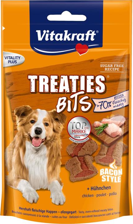 Produktbild Vitakraft Treaties Bits Hühnchen Bacon (Adult, 1 Stk., 120 g)