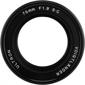 Immagine prodotto Voigtländer Ultron 75mm / 1.9 S.C. VM nero (Leica M)