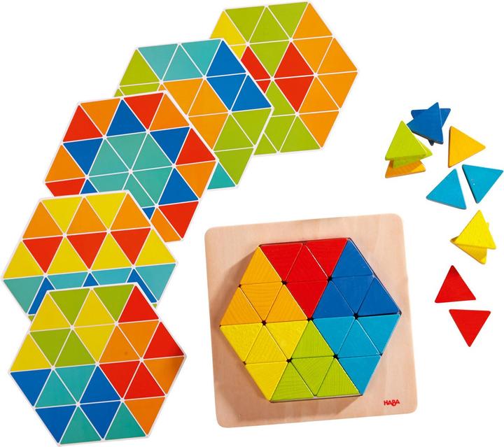 Actual product image Haba Magic triangles (German)