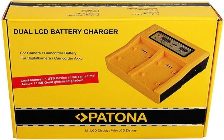 Produktbild Patona Sony NP-BX1 Dual LCD (Kamera Akku Ladegerät)