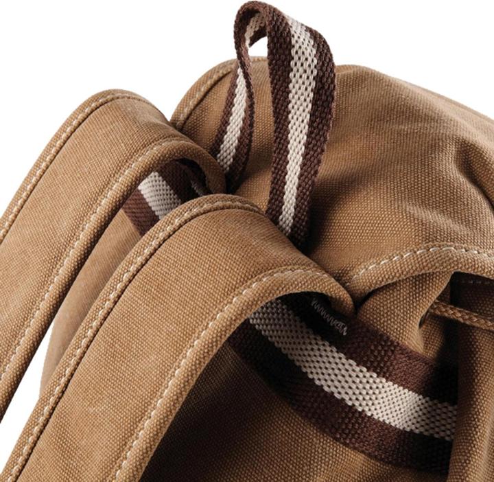 Actual product image Quadral Vintage canvas backpack 18 liters (2pcspack) (18 l)