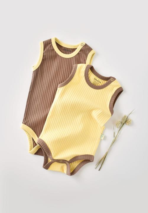 BabyCosy Body. ärmellos. 2 Pack