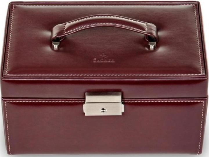Produktbild Sacher 27.107.010.143 - Schmuckkoffer Eva New Classic, bordeaux (Echt Leder)