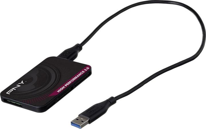 Image du produit PNY Lecteur de cartes Flash Formats 3.0 haute performance (USB 3.0)