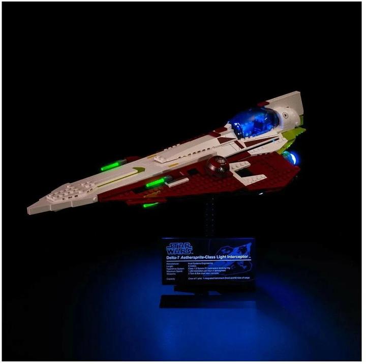 Produktbild Light my bricks LED Licht Set für LEGO® 10215 Star Wars - Obi-Wan Kenobis Jedi Starfighter