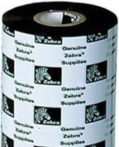 Actual product image Zebra Ribbon, wax/resin, 60mm (6 cm, Black)