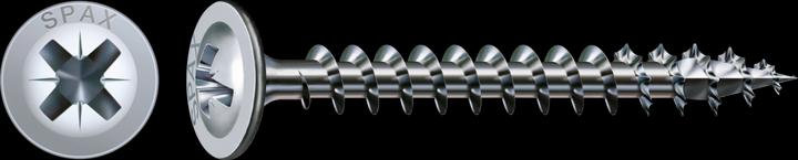 Produktbild Spax Rückwandschrauben PZ2 3,5x35 mm (1000 Schrauben pro Stück)