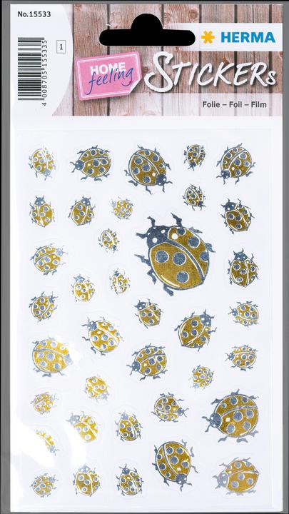 Actual product image HERMA Ladybird stickers