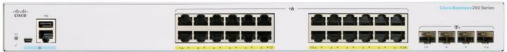 Produktbild Cisco PoE+ Switch CBS250-24P-4X-EU 28 Port (24 Ports)