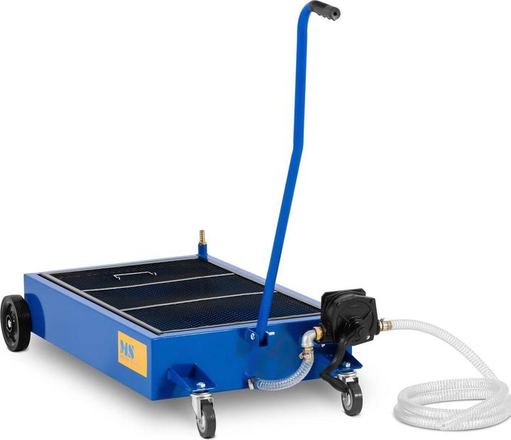 Produktbild MSW Ölwanne Ölauffangbehälter Ölauffangwanne Werkstatt aus Stahl 65 L Handpumpe