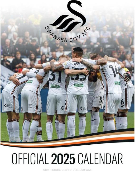 Produktbild Swansea City AFC Wandkalender 2025 A3 (A3)