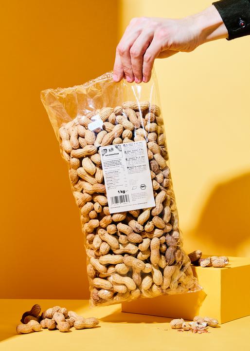 Produktbild KoRo Bio Erdnüsse in der Schale, geröstet (1000 g)