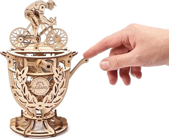Actual product image Ugears Automaton Cyclist