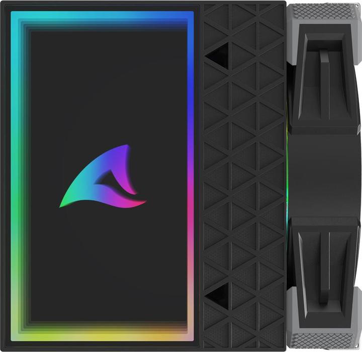 Actual product image Sharkoon A60 RGB Black Air Cooler (159 mm)