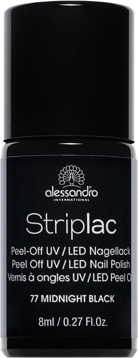 Alessandro Striplac (77 Midnight Black, Peelable nail polish)