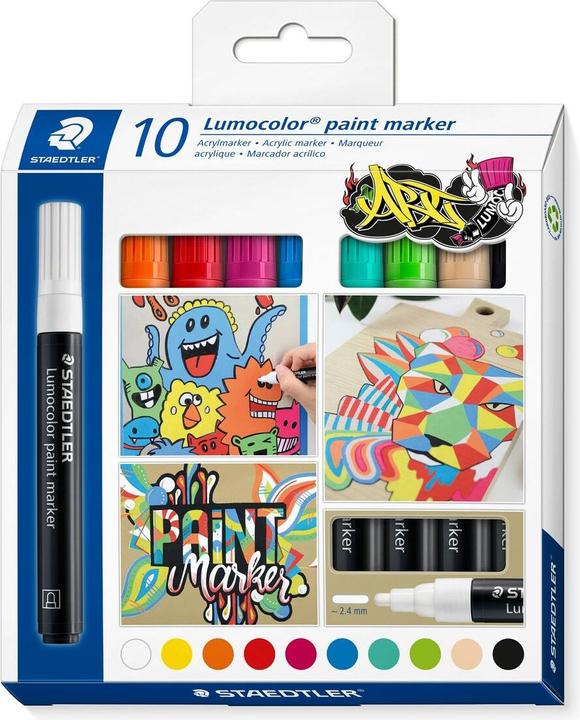 Actual product image Staedtler Lumocolor (Multicoloured, 2.40 mm, 10 x)