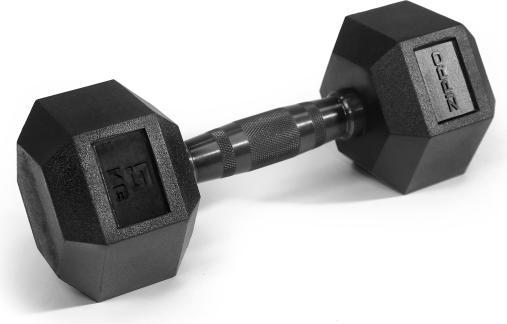 Zipro dumbbell HEX gumowany 1 x 5 kg