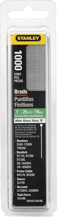 Image du produit Stanley CLOU TYPE J 25MM / 118GA