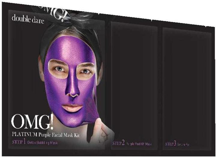 Actual product image double dare Platinum Purple Face Mask Kit (1 ml)