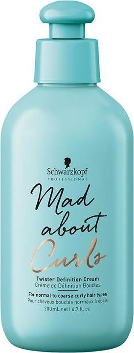 Schwarzkopf Professional Mad About Curls - Twister Definition Cream (Hair cream, 200 ml)