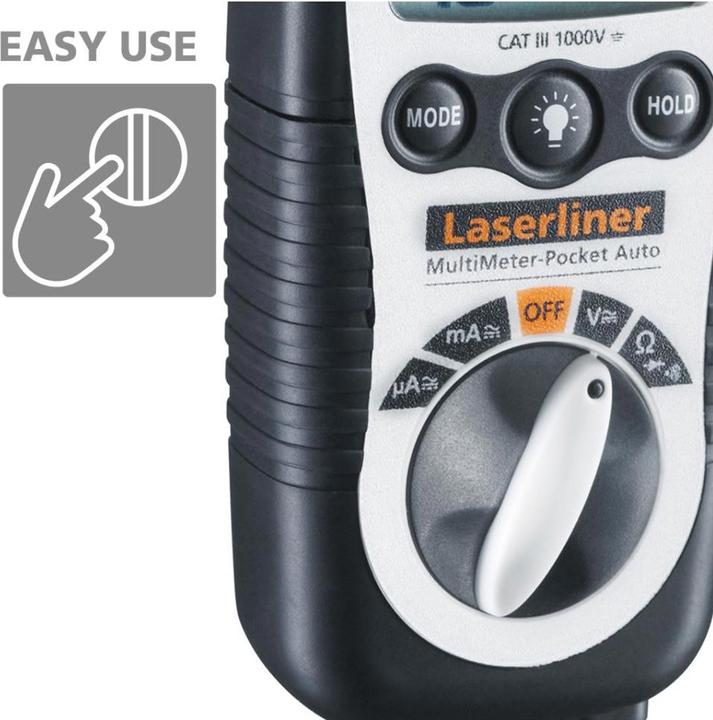 Actual product image Laserliner MultiMeter MultiMeter Pocket (CAT III 1000V)