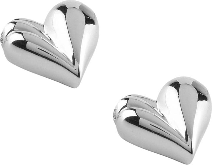Guess 10MM FLUID HEART STUDS Ohrringe (Silber 925)