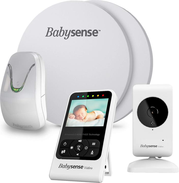 Babysense Europe Bewegungs- und Videomonitor BS7+V24R (Babyphone mit Kamera)