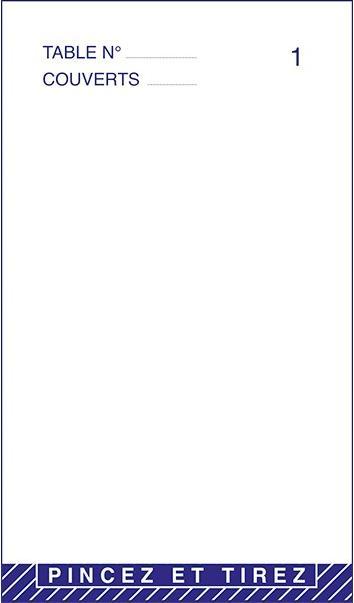 Produktbild ELVE Bloc MaOEtre d'H“tel, 85 x 150 mm, 50 feuillets dupli (50 x)
