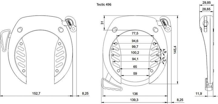 Produktbild Abus Tectic 496 (11 cm)