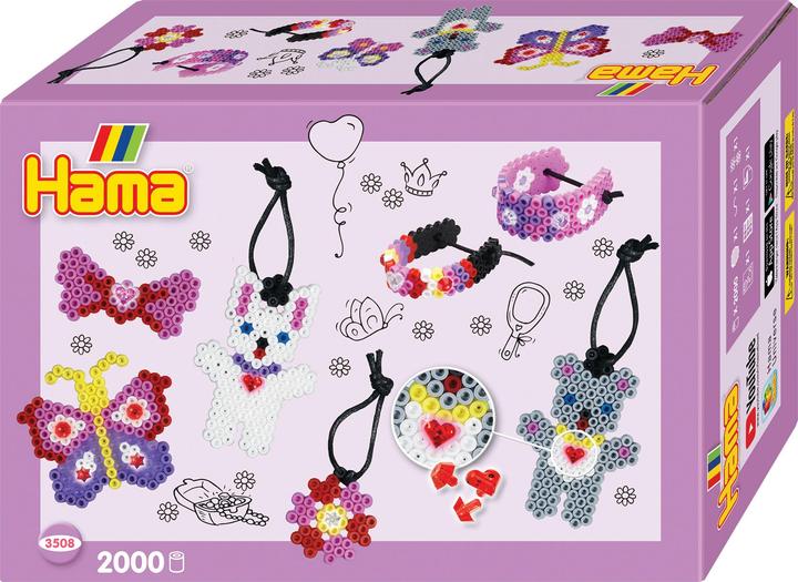 Image du produit Hama Perles à repasser midi ""Bijoux fantaisie"", boîte cadeau Diamètre perles à repasser midi : 5,0 mm