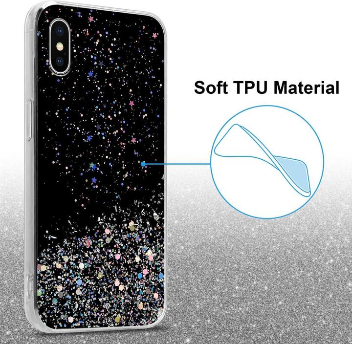 Image du produit Cadorabo Couverture TPU paillettes scintillantes (Apple iPhone XS Max)