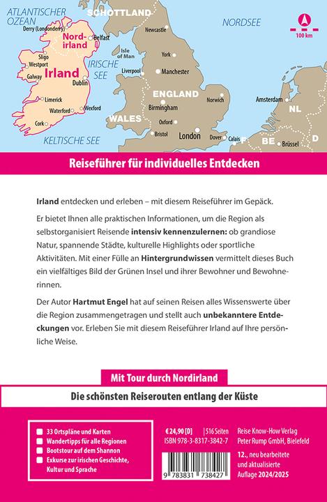 Produktbild Reiseführer Irland und Nordirland (Deutsch, Astrid/Semsek, Kabel, Hans-Günter, Lars/Fiess, 2024)
